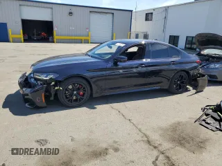 2023 BMW 5 Series 530i xDrive with VIN WBA13BJ00PCN66719, listed as a Copart auction lot 52979255 with 20,830 mi miles and Salvage title. Bid and sale history available at DreamBid. Image 1.