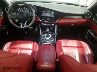 2020 Alfa Romeo Giulia with VIN ZARFANAN7L7633935, listed as a Copart auction lot 45110715 with 69,153 mi miles and Salvage Title. Bid and sale history available at carsss.com. Image 8.