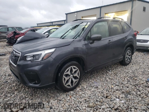 2021 Subaru Forester Premium z VIN JF2SKAJC9MH517873, wystawiony jako Copart lot #84837204 z przebiegiem 81 512 mil mil oraz Nie do naprawy • Non repairable. Historia ofert i sprzedaży dostępna na DreamBid. Obrazek 1.