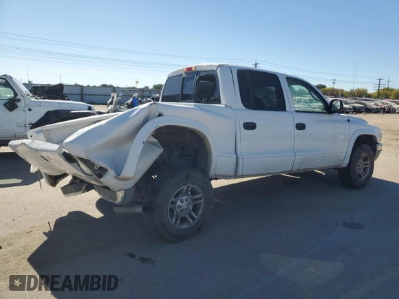 2004 Dodge Dakota SLT z VIN 1D7HL48N94S674827, wystawiony jako Copart lot #72969214 z przebiegiem 248 387 mil mil oraz Szkoda całkowita • Salvage title. Historia ofert i sprzedaży dostępna na DreamBid. Obrazek 3.