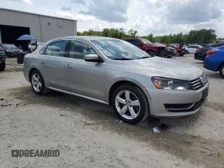 2013 Volkswagen Passat SE with VIN 1VWBH7A33DC069849, listed as a Copart auction lot 60709075 with 217,320 mi miles and Salvage title. Bid and sale history available at DreamBid. Image 4.