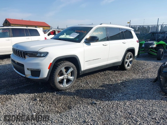 2021 Jeep Grand Cherokee Limited z VIN 1C4RJKBG2M8169342, wystawiony jako IAAI lot #42007413 z przebiegiem 106 665 mil mil oraz . Historia ofert i sprzedaży dostępna na DreamBid. Obrazek 2.