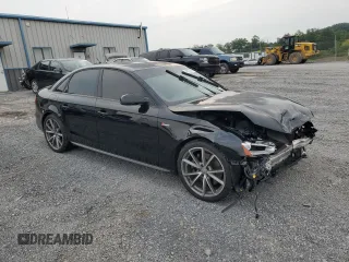 2015 Audi S4 Premium Plus with VIN WAUBGAFL0FA106590, listed as a Copart auction lot 64687474 with 122,061 mi miles and Salvage Title. Bid and sale history available at carsss.com. Image 4.
