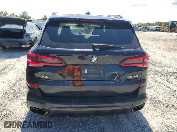 2020 BMW X5 M50i with VIN 5UXJU4C00L9C54563, listed as a Copart auction lot 56119764 with 65,963 mi miles. Bid and sale history available at carsss.com. Image 6.