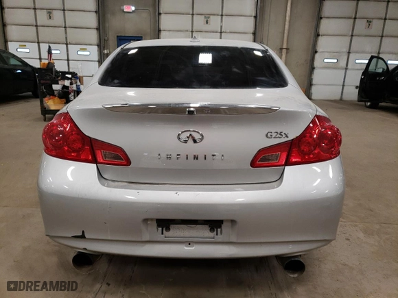 2011 Infiniti G25 Sedan x with VIN JN1DV6AR1BM650957, listed as a Copart auction lot 42785275 with 105,133 mi miles and Salvage Title. Bid and sale history available at carsss.com. Image 6.