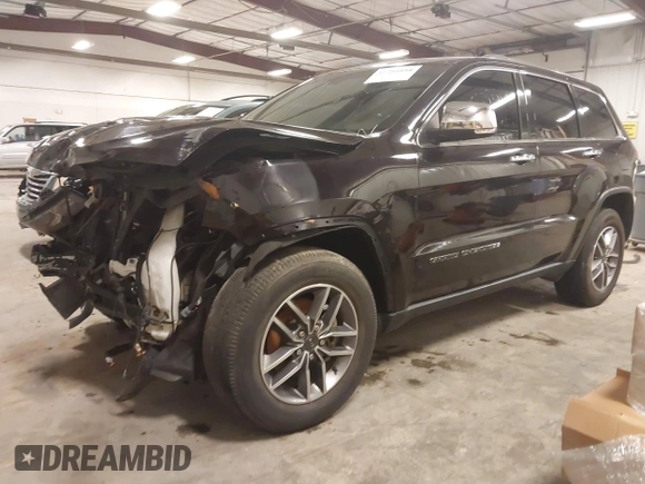 2020 Jeep Grand Cherokee Limited with VIN 1C4RJEBGXLC300739, listed as a IAAI auction lot 41782854 with 47,842 mi miles. Bid and sale history available at carsss.com. Image 2.