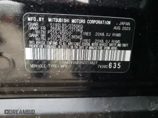 2024 Mitsubishi Outlander SE with VIN JA4J4VA89RZ013827, listed as a Copart auction lot 46090005 with 17,693 mi miles and Salvage Title. Bid and sale history available at carsss.com. Image 15.