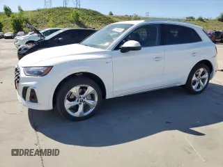 2023 Audi Q5 S line Premium Plus with VIN WA1EAAFYXP2028743, listed as a Copart auction lot 60996245 with 27,409 mi miles and Salvage title. Bid and sale history available at DreamBid. Image 1.
