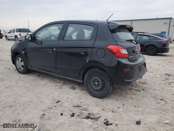 2020 Mitsubishi Mirage ES with VIN ML32A3HJ4LH003691, listed as a Copart auction lot 46307685 with 118,717 mi miles and Salvage Title. Bid and sale history available at carsss.com. Image 2.