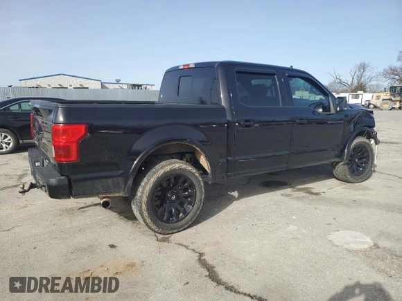 2019 Ford F-150 XL with VIN 1FTEW1E49KKE05612, listed as a Copart auction lot 47360315 with 121,748 mi miles and Salvage Title. Bid and sale history available at carsss.com. Image 3.
