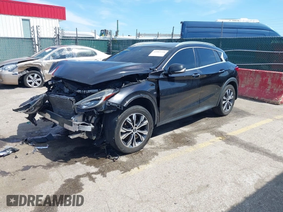 2017 Infiniti QX30 Premium with VIN SJKCH5CR7HA022688, listed as a IAAI auction lot 41883348 with 87,419 mi miles and . Bid and sale history available at DreamBid. Image 20.