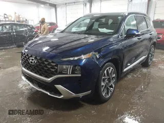 2022 Hyundai Santa Fe Calligraphy with VIN 5NMS54AL4NH440644, listed as a IAAI auction lot 41491812 with 29,671 mi miles. Bid and sale history available at carsss.com. Image 17.