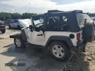2018 Jeep Wrangler Sport S with VIN 1C4GJWAG3JL923728, listed as a Copart auction lot 62658595 with Not provided miles and Non repairable. Bid and sale history available at DreamBid. Image 2.