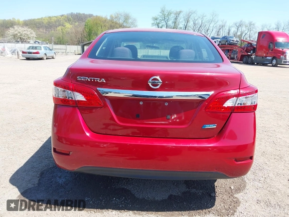 2014 Nissan Sentra S with VIN 3N1AB7AP0EL683916, listed as a IAAI auction lot 42091797 with 117,550 mi miles and . Bid and sale history available at DreamBid. Image 17.