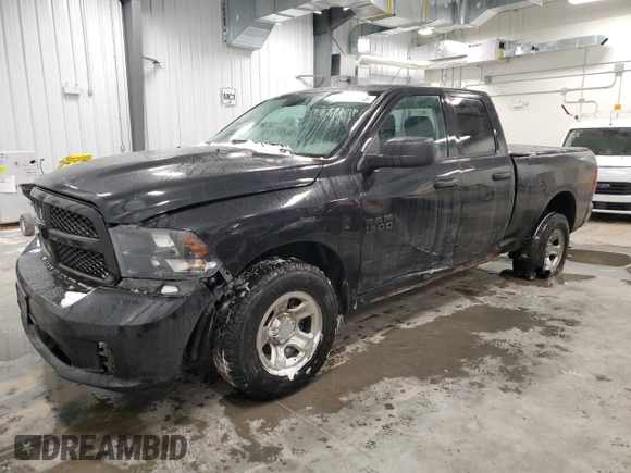 2018 Ram 1500 Express with VIN 1C6RR7FG1JS288912, listed as a Copart auction lot 44841015 with 140,210 mi miles and Salvage Title. Bid and sale history available at carsss.com. Image 1.