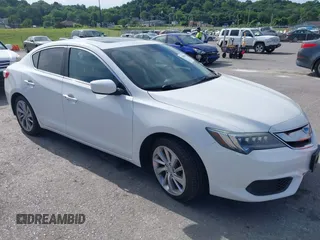 2016 Acura ILX w/Premium Pkg with VIN 19UDE2F77GA000859, listed as a IAAI auction lot 39630610 with 91,576 mi miles. Bid and sale history available at carsss.com. Image 1.