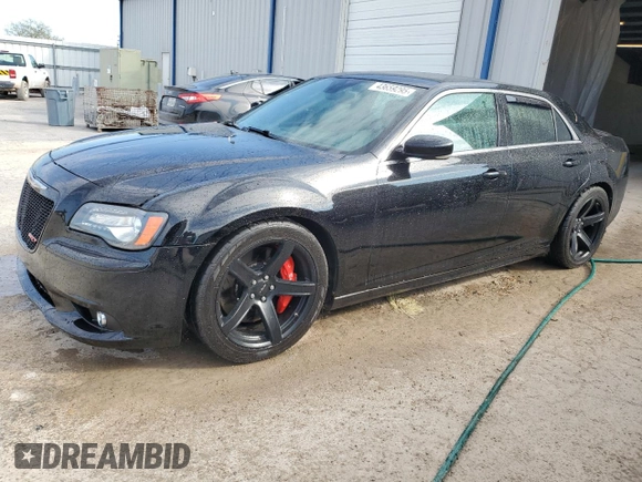 2012 Chrysler 300 SRT8 with VIN 2C3CCAFJ6CH800722, listed as a Copart auction lot 43659295 with 85,627 mi miles and Clean Title. Bid and sale history available at carsss.com. Image 1.