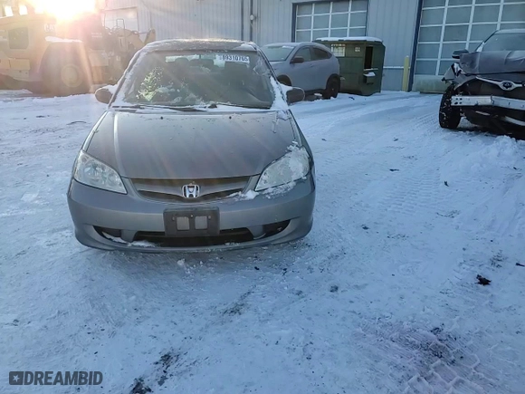 2005 Honda Civic Sdn LX SSRS with VIN 2HGES166X5H560369, listed as a Copart auction lot 89310765 with 135,818 mi miles and Salvage Title. Bid and sale history available at carsss.com. Image 11.