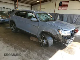 2021 Volkswagen Atlas SEL Premium with VIN 1V2TE2CA9MC235207, listed as a Copart auction lot 53188515 with Not provided miles and Salvage title. Bid and sale history available at DreamBid. Image 4.