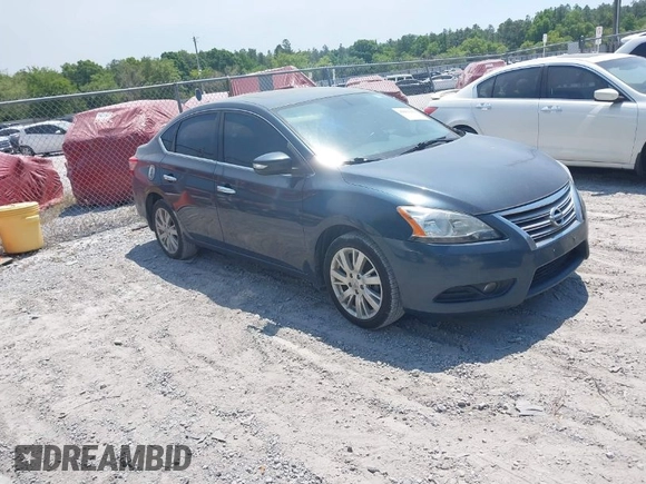 2013 Nissan Sentra SV with VIN 3N1AB7AP9DL749958, listed as a IAAI auction lot 42063439 with 140,799 mi miles. Bid and sale history available at carsss.com. Image 1.