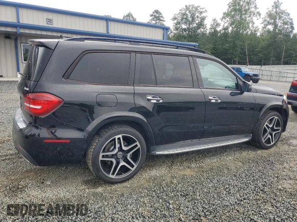 2017 Mercedes-Benz GLS 550 with VIN 4JGDF7DE7HA780580, listed as a Copart auction lot 64372904 with 141,331 mi miles and Salvage Title. Bid and sale history available at DreamBid. Image 3.