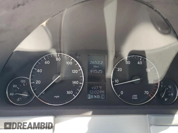 2005 Mercedes-Benz C 240 with VIN WDBRF61J35F580329, listed as a Copart auction lot 65527144 with 91,525 mi miles and Salvage Title. Bid and sale history available at DreamBid. Image 9.