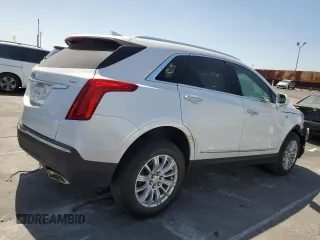 2018 Cadillac XT5 AWD with VIN 1GYKNBRS0JZ128529, listed as a Copart auction lot 62418835 with 50,051 mi miles and Salvage title. Bid and sale history available at DreamBid. Image 3.