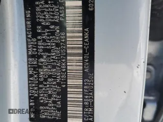 2007 Toyota Camry CE with VIN 4T1BE46K47U527466, listed as a Copart auction lot 54423155 with 92,409 mi miles and Salvage Title. Bid and sale history available at DreamBid. Image 12.