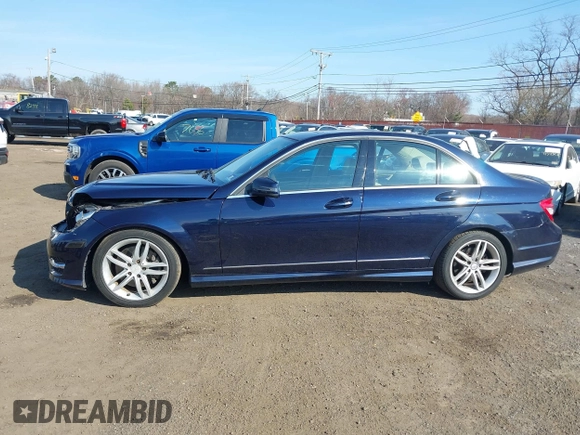 2013 Mercedes-Benz C 300 Sport with VIN WDDGF8AB7DR244523, listed as a IAAI auction lot 41894057 with 98,186 mi miles and . Bid and sale history available at DreamBid. Image 14.