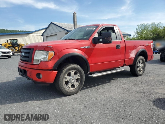 2009 Ford F-150 XL with VIN 1FTRF14W19KC63786, listed as a Copart auction lot 56550045 with 130,602 mi miles and Clean title. Bid and sale history available at DreamBid. Image 1.