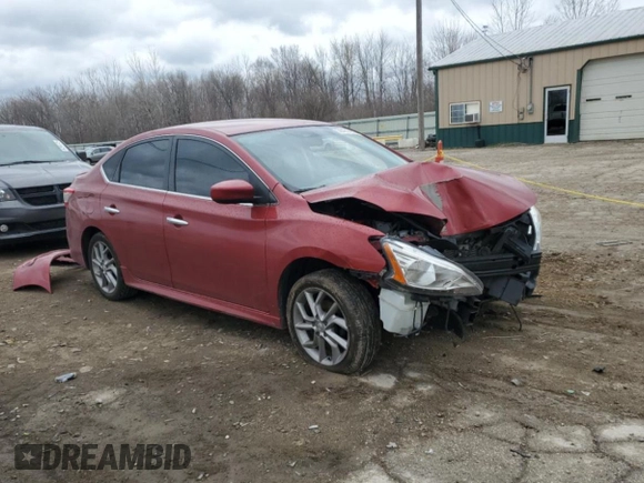 2014 Nissan Sentra SR with VIN 3N1AB7AP6EY295687, listed as a Copart auction lot 50497495 with Not Provided miles and Salvage Title. Bid and sale history available at DreamBid. Image 4.