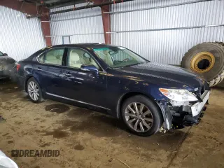 2011 Lexus LS 460 with VIN JTHBL5EF0B5103529, listed as a Copart auction lot 45342245 with 55,079 mi miles and Salvage title. Bid and sale history available at DreamBid. Image 4.