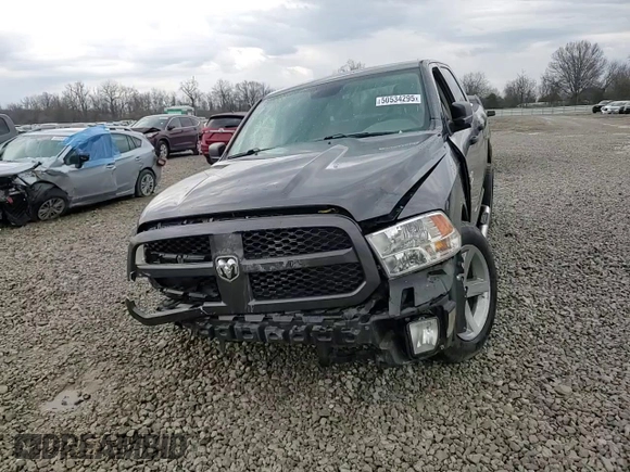 2017 Ram 1500 Express with VIN 1C6RR7KG4HS673333, listed as a Copart auction lot 50534295 with 106,666 mi miles and Salvage title. Bid and sale history available at DreamBid. Image 11.