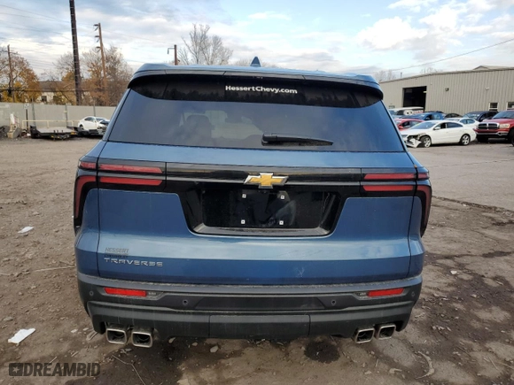 2024 Chevrolet Traverse FWD LS with VIN 1GNEREKS7RJ165467, listed as a Copart auction lot 79907104 with 2,526 mi miles and Salvage Title. Bid and sale history available at carsss.com. Image 6.