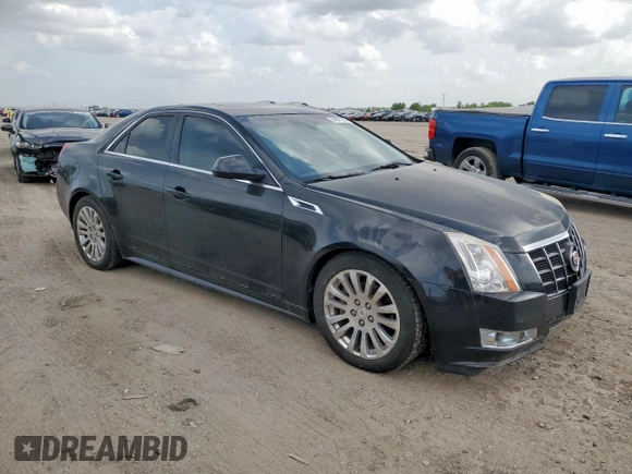 2012 Cadillac CTS Premium with VIN 1G6DP5E39C0152394, listed as a Copart auction lot 64841355 with 145,392 mi miles and Salvage title. Bid and sale history available at DreamBid. Image 4.