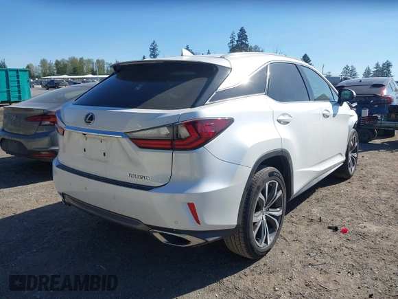2017 Lexus RX with VIN 2T2ZZMCA8HC092917, listed as a IAAI auction lot 42066893 with 57,812 mi miles. Bid and sale history available at carsss.com. Image 4.