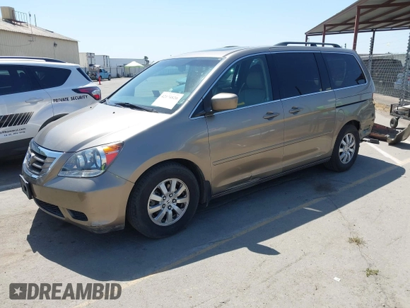 2008 Honda Odyssey EX-L with VIN 5FNRL387X8B032419, listed as a IAAI auction lot 42174820 with 160,804 mi miles and . Bid and sale history available at DreamBid. Image 2.