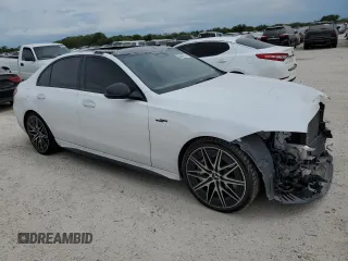 2023 Mercedes-Benz C 43 AMG z VIN W1KAF8HB9PR105350, wystawiony jako Copart lot #68440724 z przebiegiem 24 114 mil mil oraz Szkoda całkowita • Salvage title. Historia ofert i sprzedaży dostępna na DreamBid. Obrazek 4.