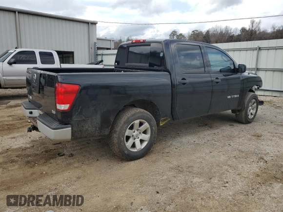 2008 Nissan Titan XE with VIN 1N6AA07D98N359661, listed as a Copart auction lot 43989065 with 171,479 mi miles and Salvage Title. Bid and sale history available at carsss.com. Image 3.