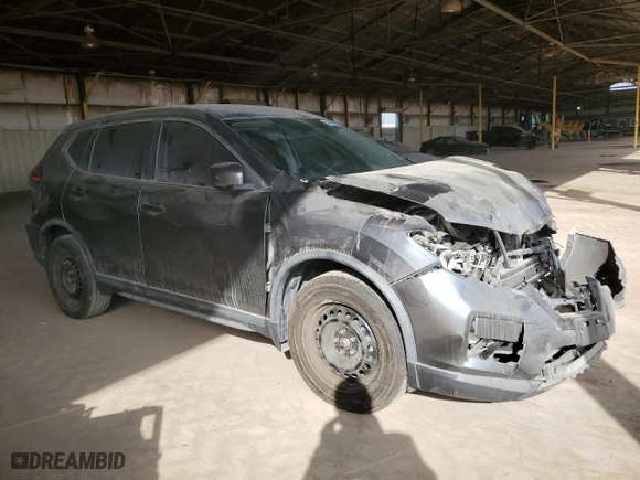 2018 Nissan Rogue SV with VIN KNMAT2MT9JP555419, listed as a Copart auction lot 42647925 with 78016 miles and Salvage Title. Bid and sale history available at carsss.com. Image 4.