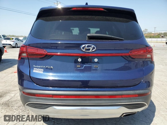 2022 Hyundai Santa Fe SEL with VIN 5NMS24AJ9NH460931, listed as a Copart auction lot 54148015 with 29,139 mi miles and Salvage Title. Bid and sale history available at DreamBid. Image 6.