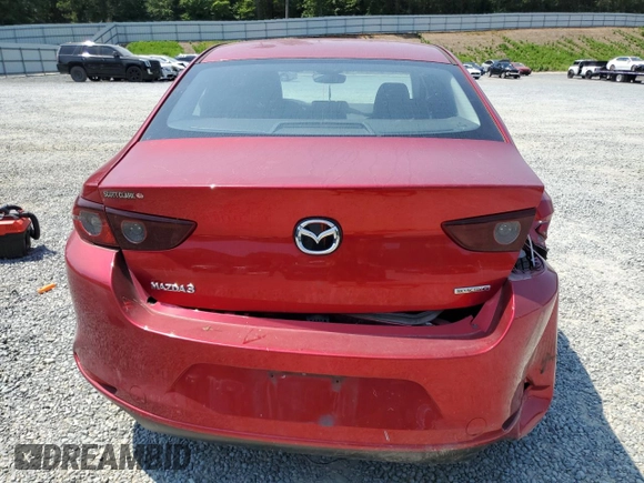2021 Mazda 3 Preferred with VIN 3MZBPACL4MM254875, listed as a Copart auction lot 62058245 with 58,969 mi miles and Salvage title. Bid and sale history available at DreamBid. Image 6.