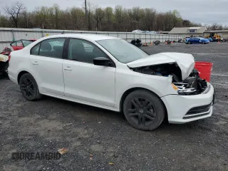 2015 Volkswagen Jetta S with VIN 3VW1K7AJ7FM223203, listed as a Copart auction lot 51891325 with 134,544 mi miles and Salvage title. Bid and sale history available at DreamBid. Image 4.