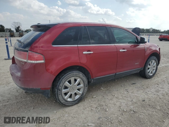 2009 Lincoln MKX with VIN 2LMDU68C69BJ07282, listed as a Copart auction lot 79162874 with 154,311 mi miles and Salvage Title. Bid and sale history available at DreamBid. Image 3.