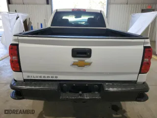 2018 Chevrolet Silverado 1500 Custom with VIN 1GCRCPEH6JZ100607, listed as a Copart auction lot 41499575 with 0 mi miles and Salvage Title. Bid and sale history available at carsss.com. Image 6.