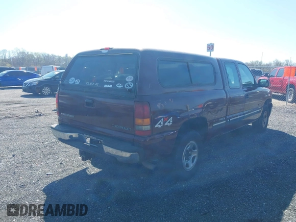 2002 Chevrolet Silverado 1500 LS with VIN 1GCEK19T52E188135, listed as a IAAI auction lot 41954549 with 354,000 mi miles. Bid and sale history available at carsss.com. Image 4.