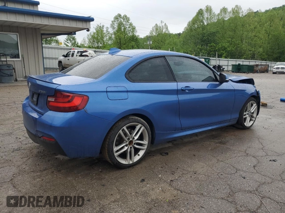 2017 BMW 2 Series 230i xDrive z VIN WBA2H9C33H7A25909, wystawiony jako Copart lot #56345325 z przebiegiem 69 025 mil mil oraz Szkoda całkowita • Salvage title. Historia ofert i sprzedaży dostępna na DreamBid. Obrazek 3.