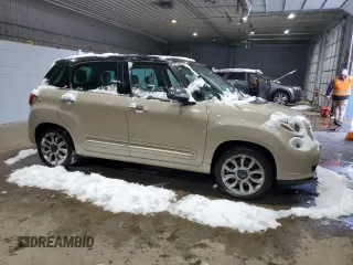 2014 FIAT 500L Lounge with VIN ZFBCFACH7EZ013756, listed as a Copart auction lot 44085635 with 128,348 mi miles and Clean Title. Bid and sale history available at DreamBid. Image 4.