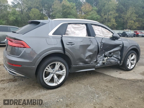 2019 Audi Q8 Premium Plus z VIN WA1BVBF13KD034039, wystawiony jako Copart lot #79762724 z przebiegiem 55 412 mil mil oraz Szkoda całkowita • Salvage title. Historia ofert i sprzedaży dostępna na DreamBid. Obrazek 3.