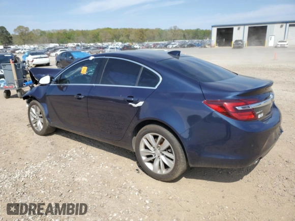 2016 Buick Regal Premium II with VIN 2G4GT5GX1G9119063, listed as a Copart auction lot 50596895 with 102,018 mi miles and Salvage title. Bid and sale history available at DreamBid. Image 2.